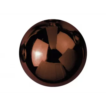 EUROPALMS Bola decorativa 3,5 cm, marrón, brillante, 48 uds. (8350129V)