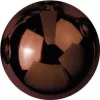 EUROPALMS Bola decorativa 3,5 cm, marrón, brillante, 48 uds. (8350129V)