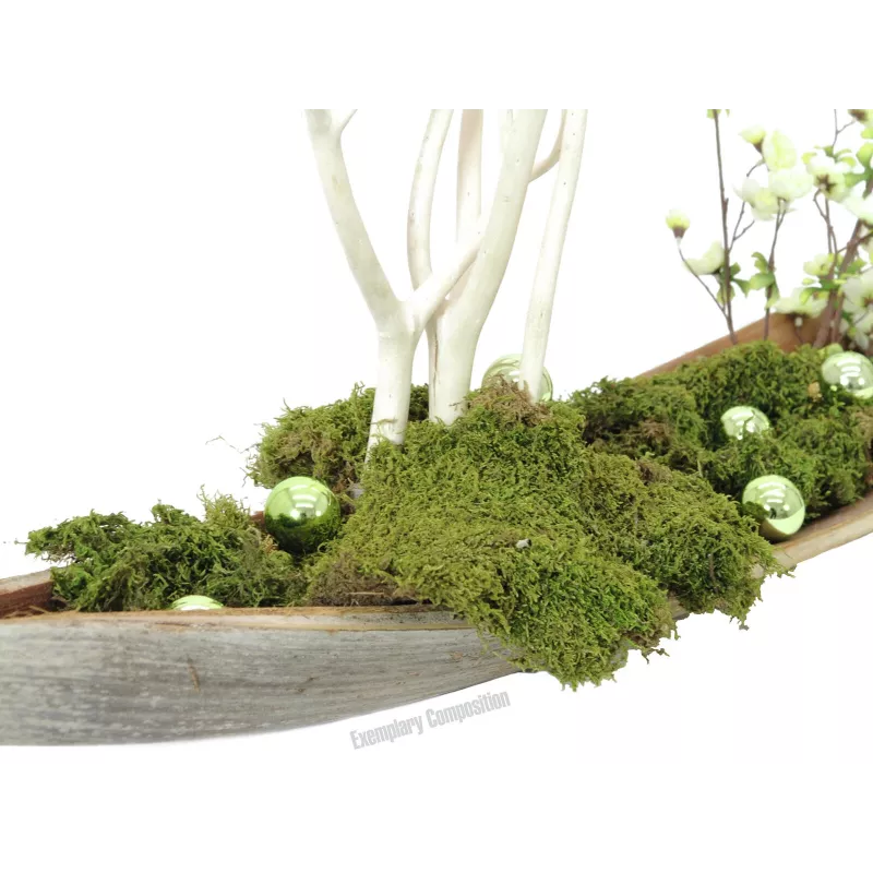 EUROPALMS Bola decorativa 3,5 cm, verde claro, brillante, 48 uds. 8350129X