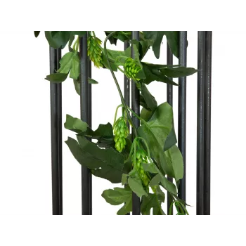 EUROPALMS Guirnalda artificial de lúpulo, 170 cm, verde con conos marrones 82501869