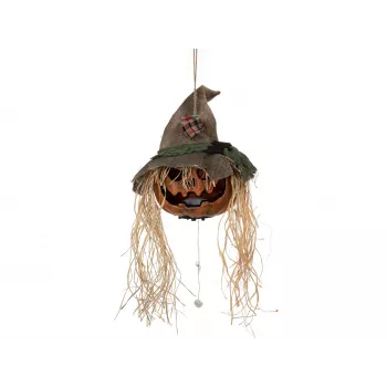 EUROPALMS Halloween Cabeza de calabaza maldita, 70 cm (83316171)