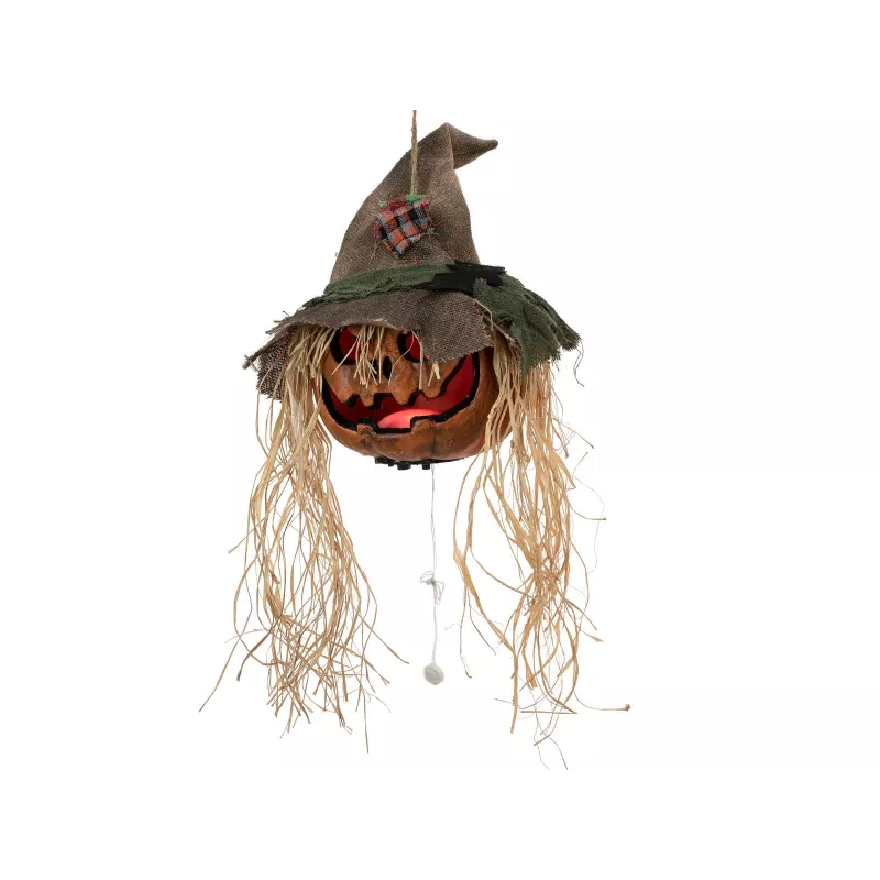 EUROPALMS Halloween Cabeza de calabaza maldita, 70 cm (83316171)