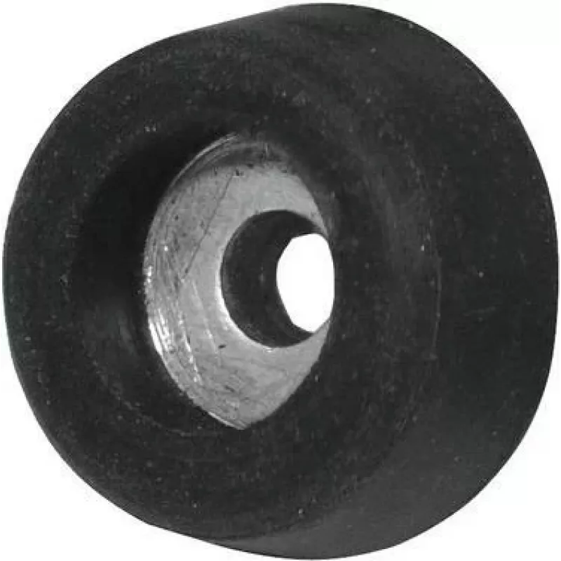 ACCESSORY Pie pequeño de goma con anillo de acero (3000130A) - Pie pequeño de goma con anillo de acero, negro