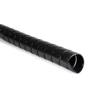 HellermannTyton Tubo espiral SPF-50-PP-BK, polipropileno, negro, 25 m 162-20500