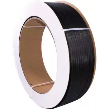 Banholzer & Wenz Fleje de PP pack de rollos pequeños 12,7 mm, 4 rollos x 700 m, núcleo de 62 mm (30311)