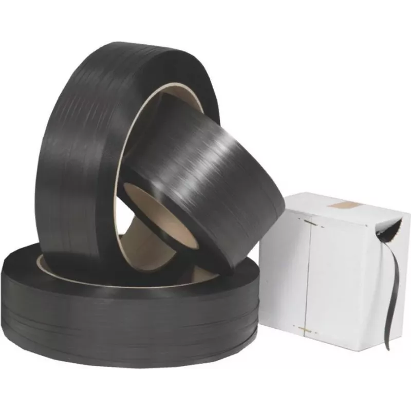 Banholzer & Wenz Fleje de PP pack de rollos pequeños 12,7 mm, 4 rollos x 700 m, núcleo de 62 mm (30311)