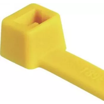 HellermannTyton T30R Brida amarilla 150 x 3,6 mm, PA66, 100 uds. (116-01814)