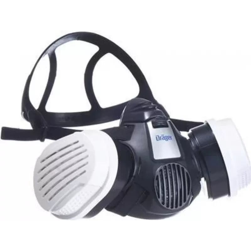 Dräger X-plore 3300 Set de media máscara de protección respiratoria con 2 filtros combinados A1B1E1K1P3 R57794