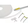 Soporte de marcado de PVC transparente HellermannTyton HCR 12, 25 m x 13 mm, imprimible por transferencia térmica