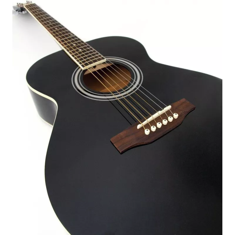 Guitarra western DIMAVERY AW-303 negra (26242004)