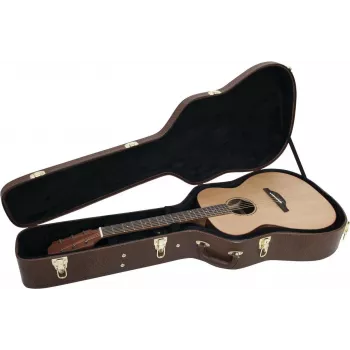 Estuche rígido para guitarra western DIMAVERY, marrón (26341018)