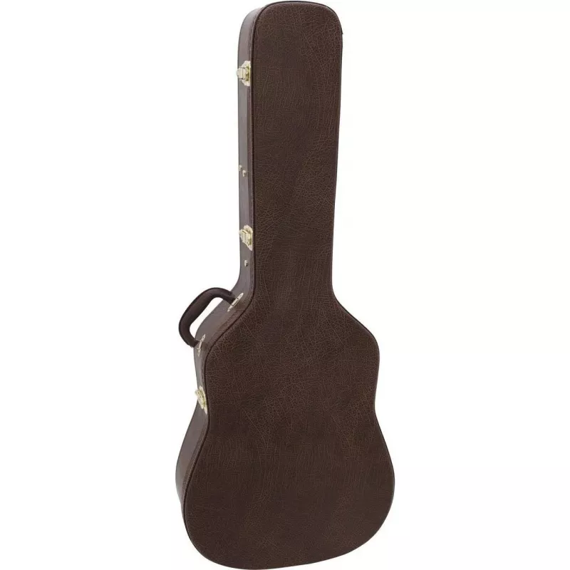Estuche rígido para guitarra western DIMAVERY, marrón (26341018)