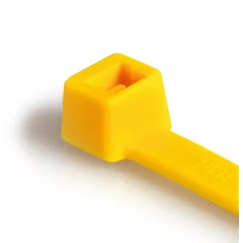 Bridas de cable HellermannTyton T80L 390 mm x 4,6 mm amarillo, pack de 100 116-05414