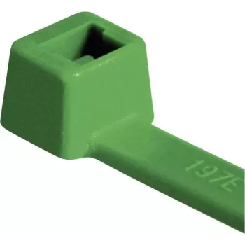 Bridas de cable estándar HellermannTyton T80R-N66-GN-C1, dentado interior, 210 mm x 4,6 mm, verde, 100 uds. 116-08015