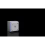 Caja para pulsador Rittal HD, acero inoxidable 1.4301, un orificio, IP69/IP69K, montaje en pared, cepillado 1681600