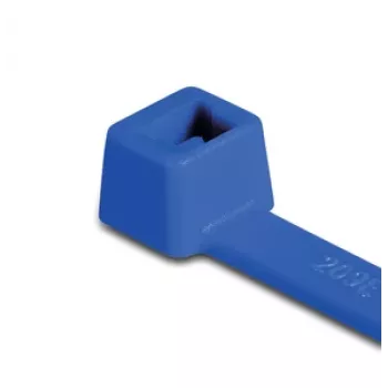 Bridas de cable estándar HellermannTyton T80R, 210 x 4,6 mm, azul, 100 uds. (116-08016)