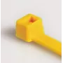 Bridas de cable estándar HellermannTyton T80R-N66-YE-C1, 210 x 4,6 mm, amarillo, 100 uds. 116-08014