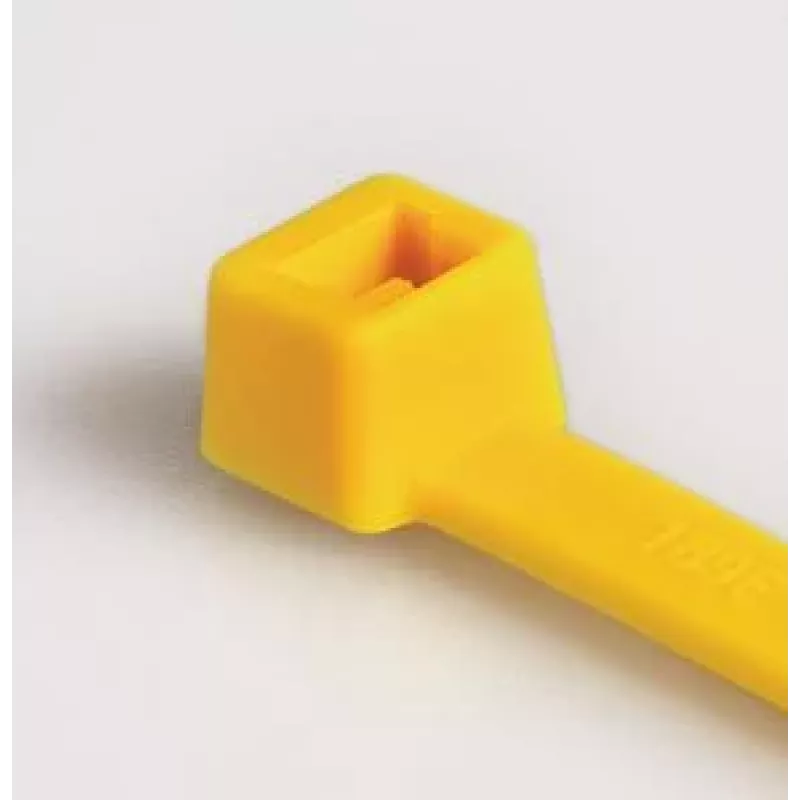 Bridas de cable estándar HellermannTyton T80R-N66-YE-C1, 210 x 4,6 mm, amarillo, 100 uds. 116-08014
