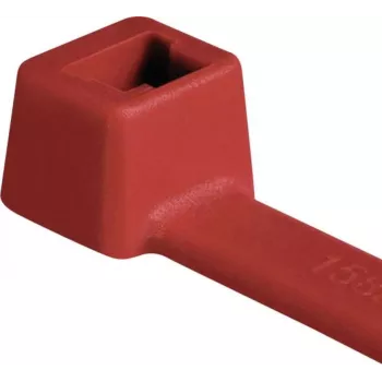 Bridas de cable estándar HellermannTyton T80R-N66-RD-C1, 210 mm x 4,6 mm, rojo, 100 uds. 116-08012