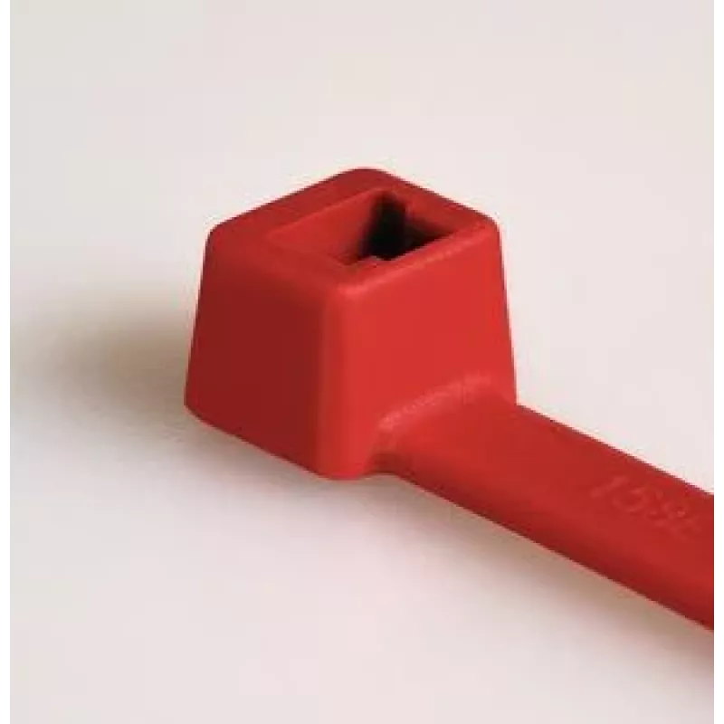 Bridas de cable estándar HellermannTyton T80R-N66-RD-C1, 210 mm x 4,6 mm, rojo, 100 uds. 116-08012