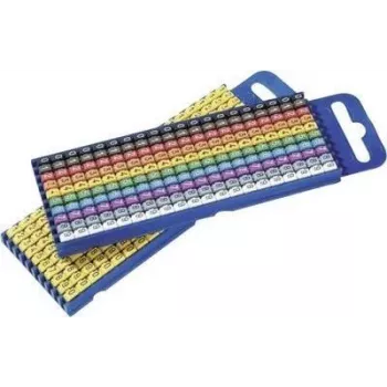 Marcador de cables WIC Clip-On HellermannTyton amarillo 200 uds. 561-01101