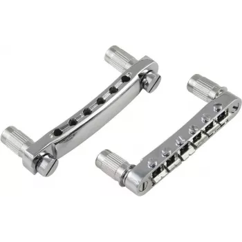 DIMAVERY Puente y tailpiece Stopbar para guitarras estilo LP 26300214