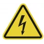 HellermannTyton Señal de advertencia peligro de tensión eléctrica WS1-A-150-YE (597-61200)