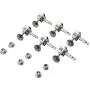 Dimavery Juego de clavijas para guitarra estilo TL, 6-in-Line, cromo, mecanismos encapsulados, para diestros 26300250