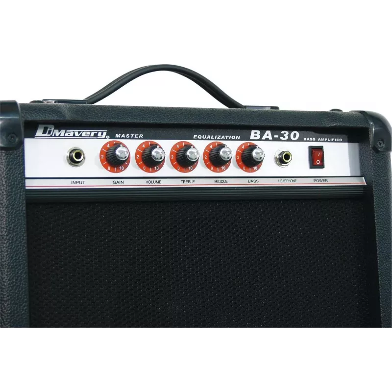 DIMAVERY BA-30 amplificador de bajo, 30W 26363030