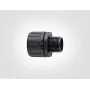 HellermannTyton HG25-S-M25 PA66 BK 10 conector recto, rosca M25, canal de 25 mm, negro