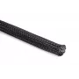 HellermannTyton Helagaine HEGWS funda trenzada, poliéster, negro, 30 mm, 10 m 170-80250