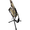 DIMAVERY correa para saxofón, tejido de nailon ajustable, gancho giratorio metálico, negro 26600436