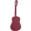 Dimavery AC-303 guitarra clásica 1/2 rosa con funda