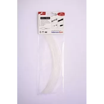 HellermannTyton HIS-3 set de tubo termorretráctil 3:1, 1,5 mm/0,5 mm, transparente, 10 uds. 308-30164
