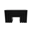 EUROPALMS set de mesa decorativo ligero, negro (83011897)