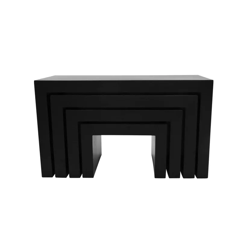 EUROPALMS set de mesa decorativo ligero, negro (83011897)