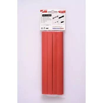 HELLERMANNTYTON set de tubo termorretráctil HIS-3, 3:1, 12 mm / 4 mm, rojo 308-31211