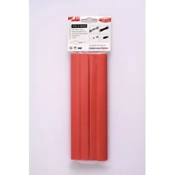 HELLERMANNTYTON set de tubo termorretráctil HIS-3, 3:1, 12 mm / 4 mm, rojo 308-31211