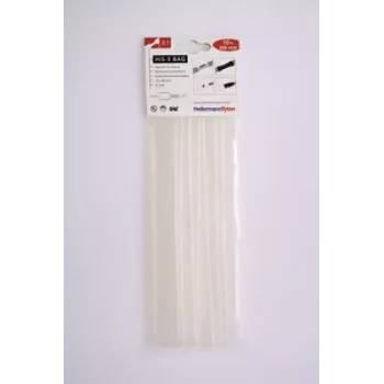 HellermannTyton HIS-3 set de tubo termorretráctil, 3:1, 12 mm / 4 mm, transparente, 10 uds. 308-31215