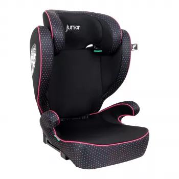 Petex Basic Plus 1602 rosa HDPE silla infantil ECE R129 i-Size 100-150 cm