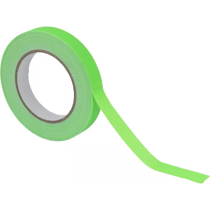 ZUBEHÖR cinta gaffer 19mm x 25m verde neón UV-activa 30005482