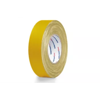 Hellermann Tyton HTAPE-TEX-19x50 cinta textil amarilla 19 mm x 50 m 712-00502