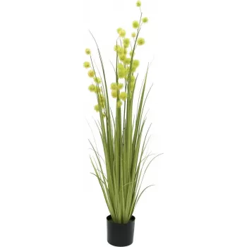 EUROPALMS planta artificial Pompom Grass, 122 cm, verde 82500136