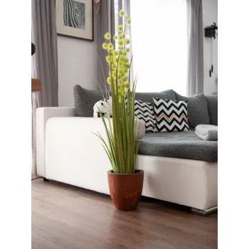 EUROPALMS planta artificial Pompom Grass, 122 cm, verde 82500136