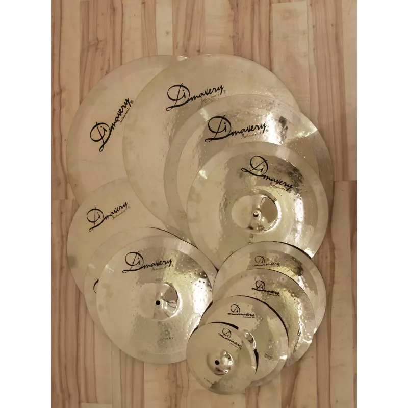 Dimavery DBMR-922 platillo ride de 22 pulgadas, bronce B20, acabado brillante, martillado a mano, peso medio 26022869
