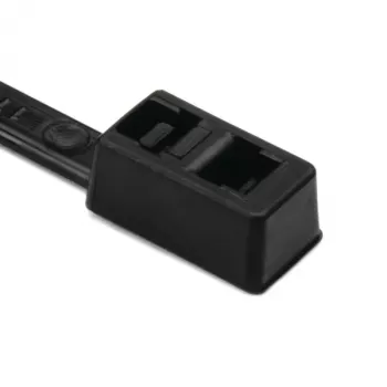 HellermannTyton T30R brida de cable de PA66 negra 395 x 4,7 mm, 100 uds. 117-00008