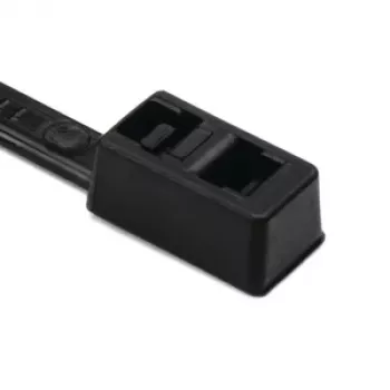 HellermannTyton T30R brida de cable de PA66 negra 395 x 4,7 mm, 100 uds. 117-00008
