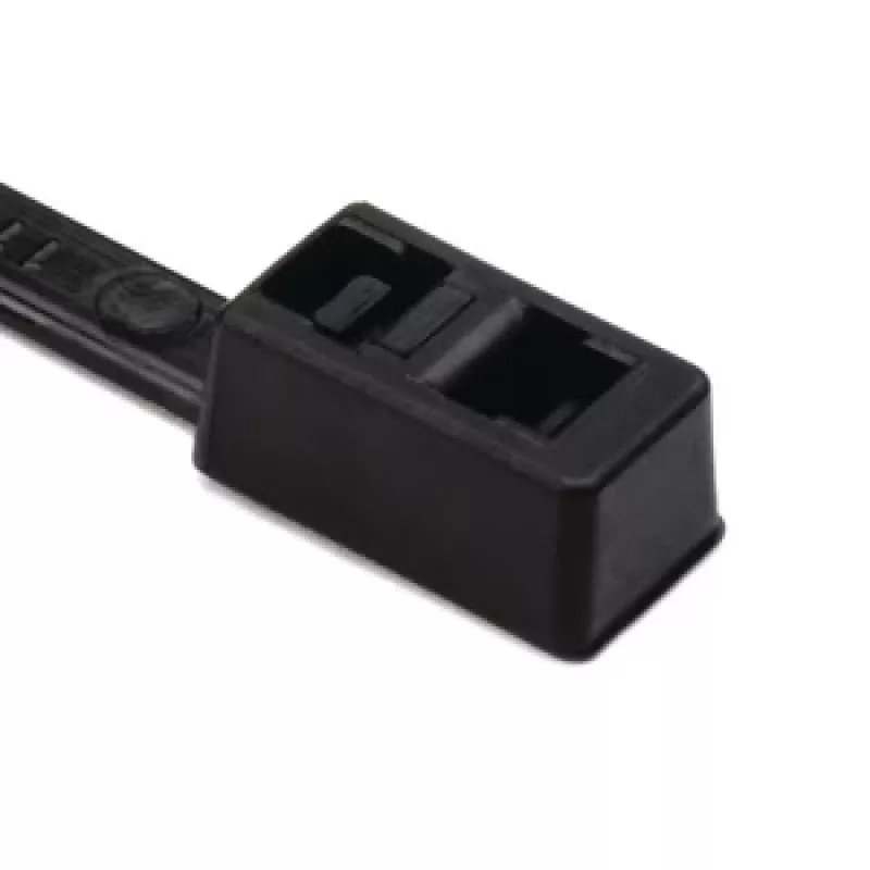 HellermannTyton T30R brida de cable de PA66 negra 395 x 4,7 mm, 100 uds. 117-00008