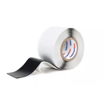 HellermannTyton HTAPE-POWER 670-VM-PVC/IIR-BK cinta autovulcanizante 3 m x 100 mm negra 711-00304