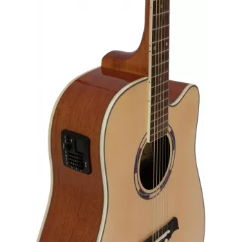 DIMAVERY DR-520 guitarra acústica dreadnought, natural 26231272